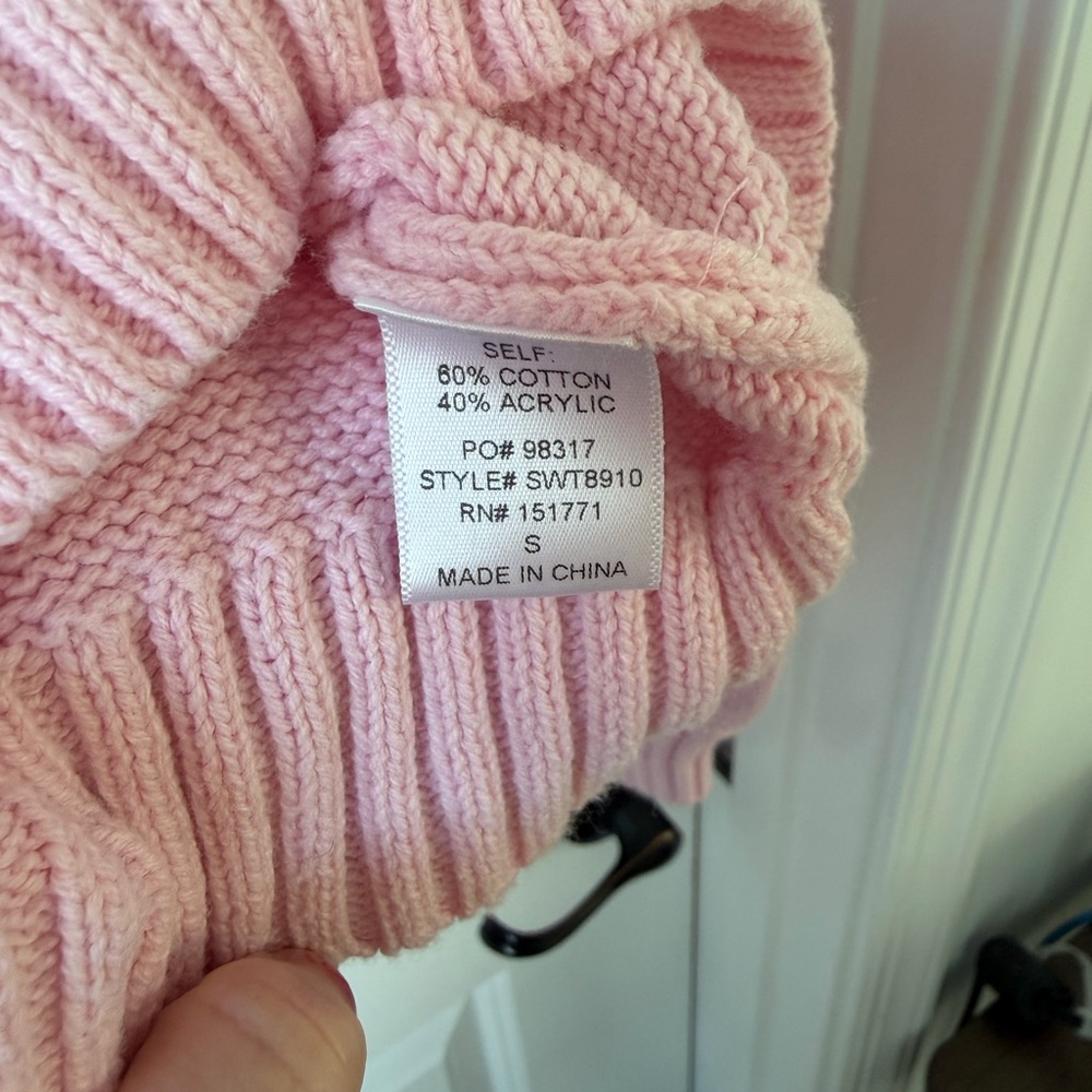 Small Le Lis Pink Sweater - Picture 7 of 10